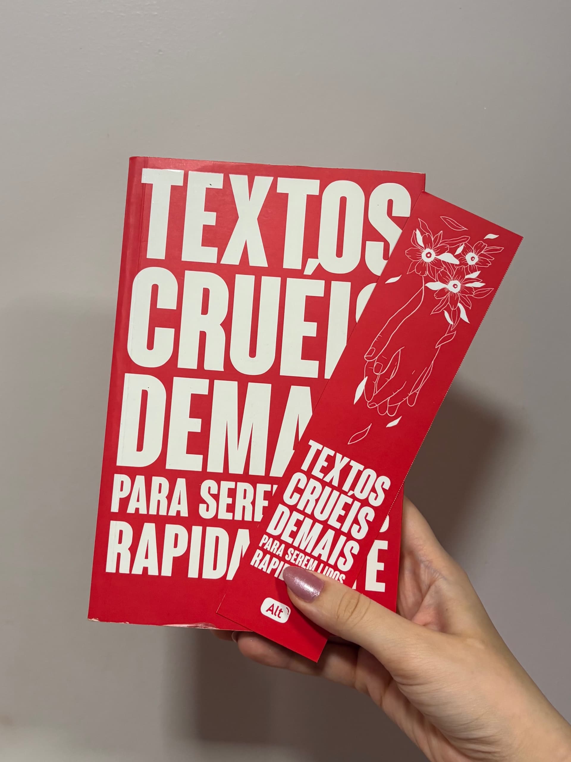 Capa de Textos Cruéis Demais Para Serem Lidos Rapidamente