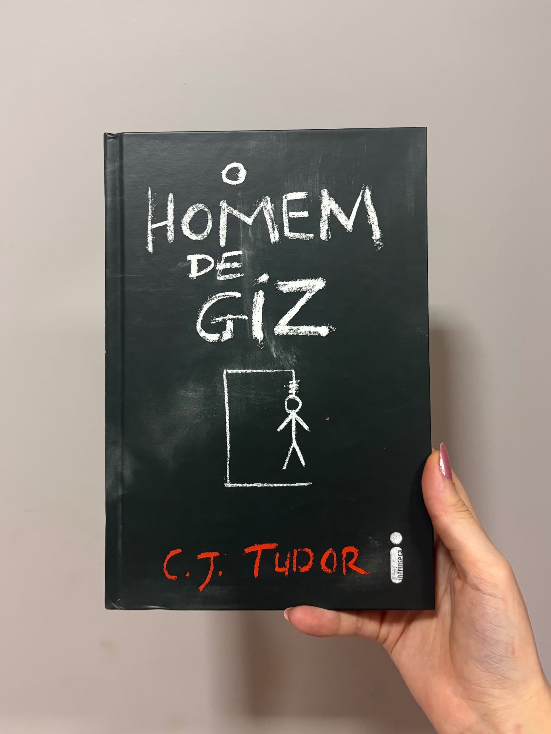 Capa de O homem de giz